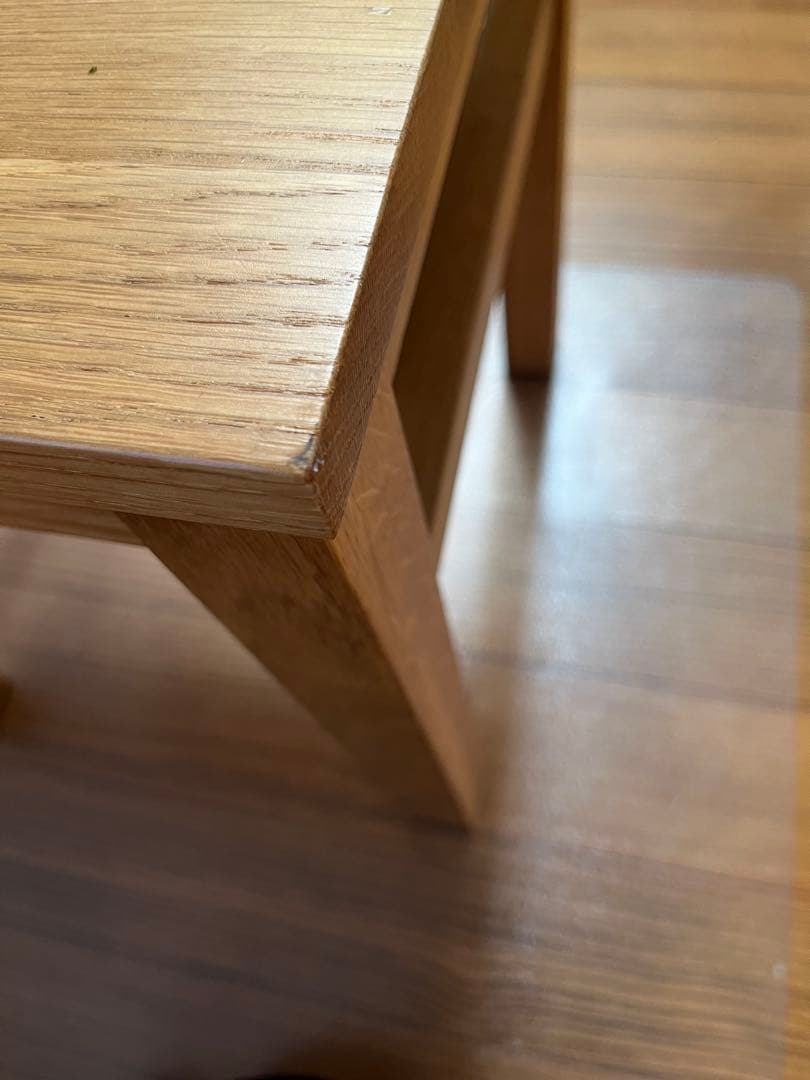 ☆無印良品☆木製サイドテーブルベンチ　オーク材