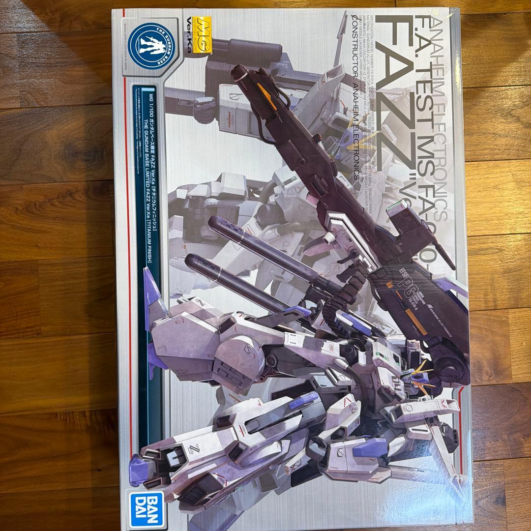 MG FAZZ ver.Ka チタニウムフィニッシュ　ガンダムベース限定