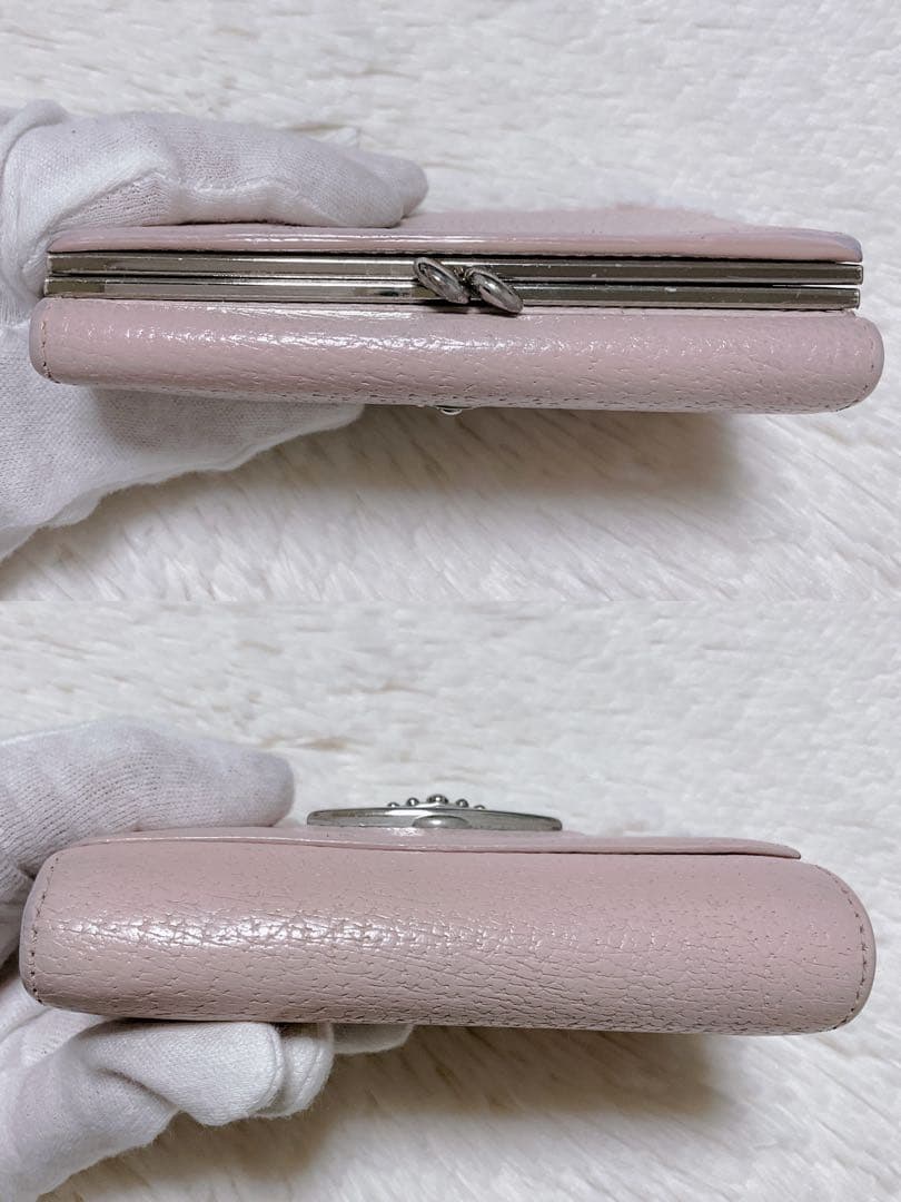 ♡限定♡ヴィヴィアンウエストウッド 三つ折り財布 がま口 ピンク オーブ 希少