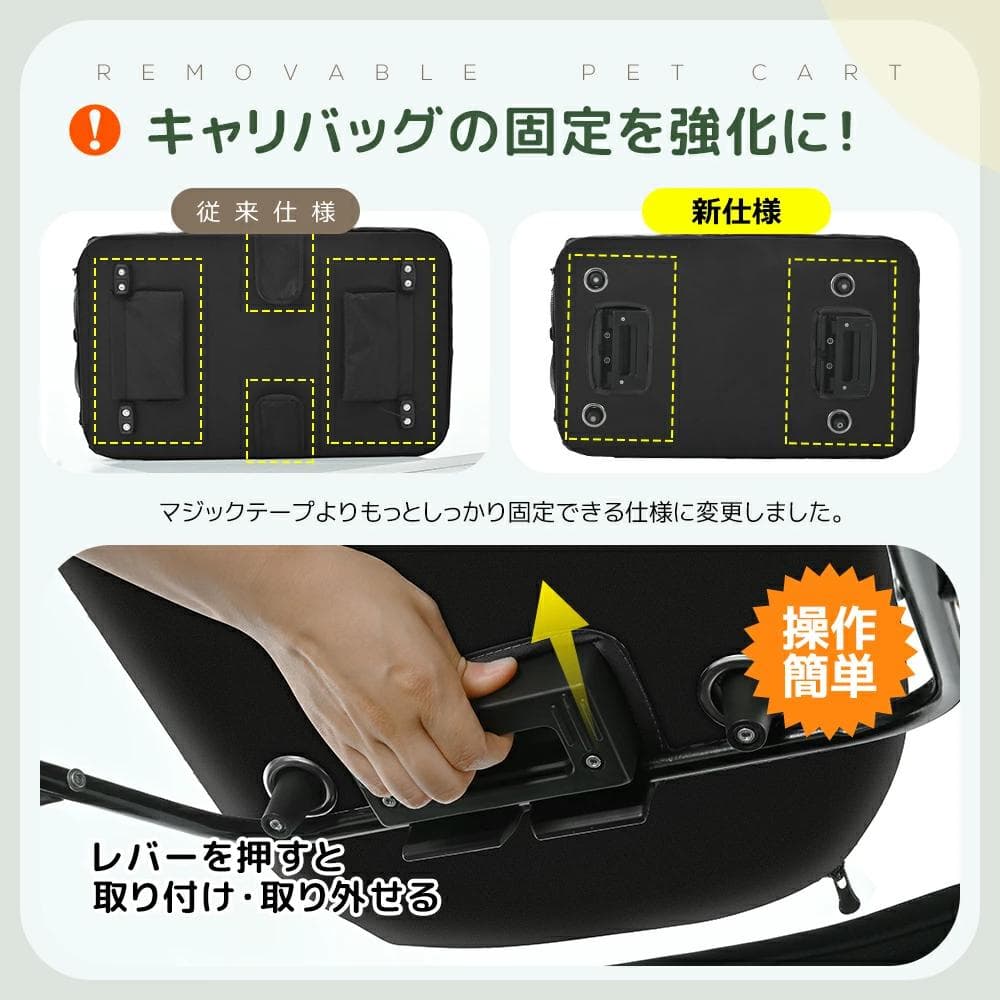 ペットカート　折りたたみ【新品】ドッグカート　分離式　取り外し可能　犬　猫　動物