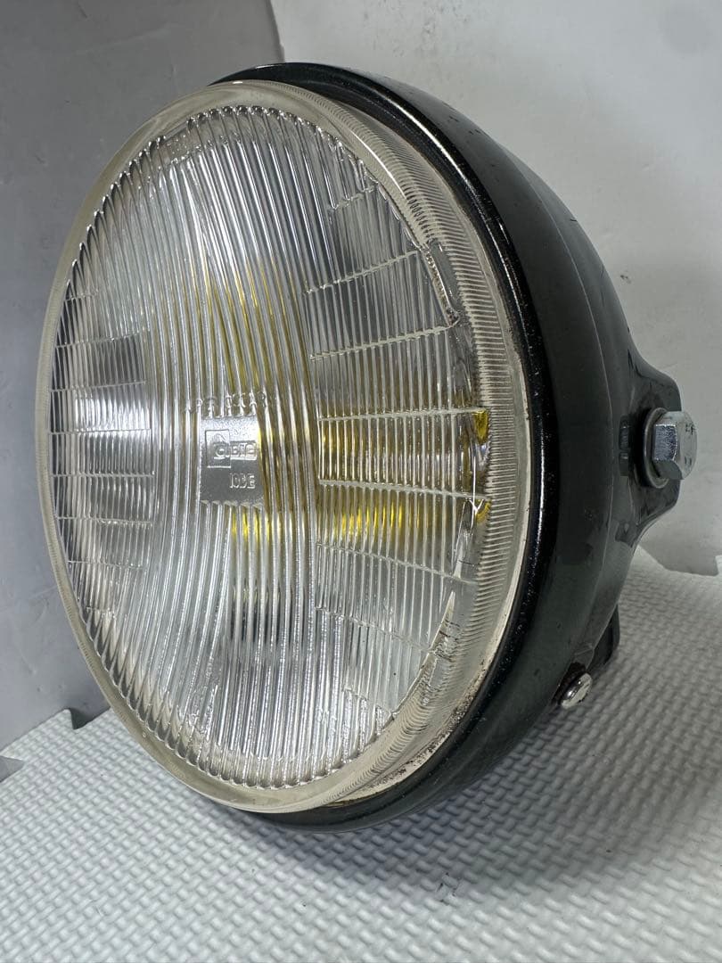 当時物シビエスーパーオスカー180πシビエ凹レンズ付ヘッドライトマーシャルCBX