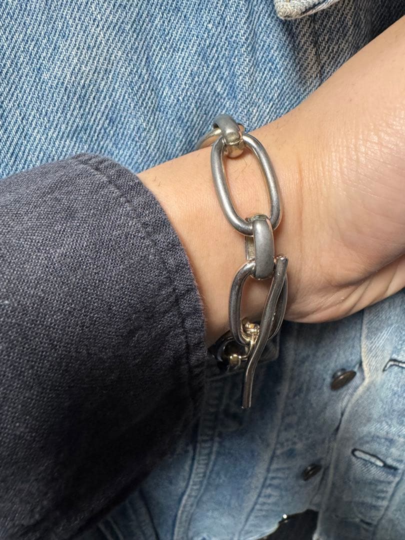 Vintage シルバー　ブレスレット　トグル　ブレスレット