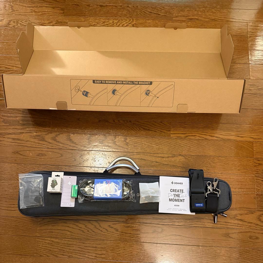 Donner HUSH-X ギター　ブラック