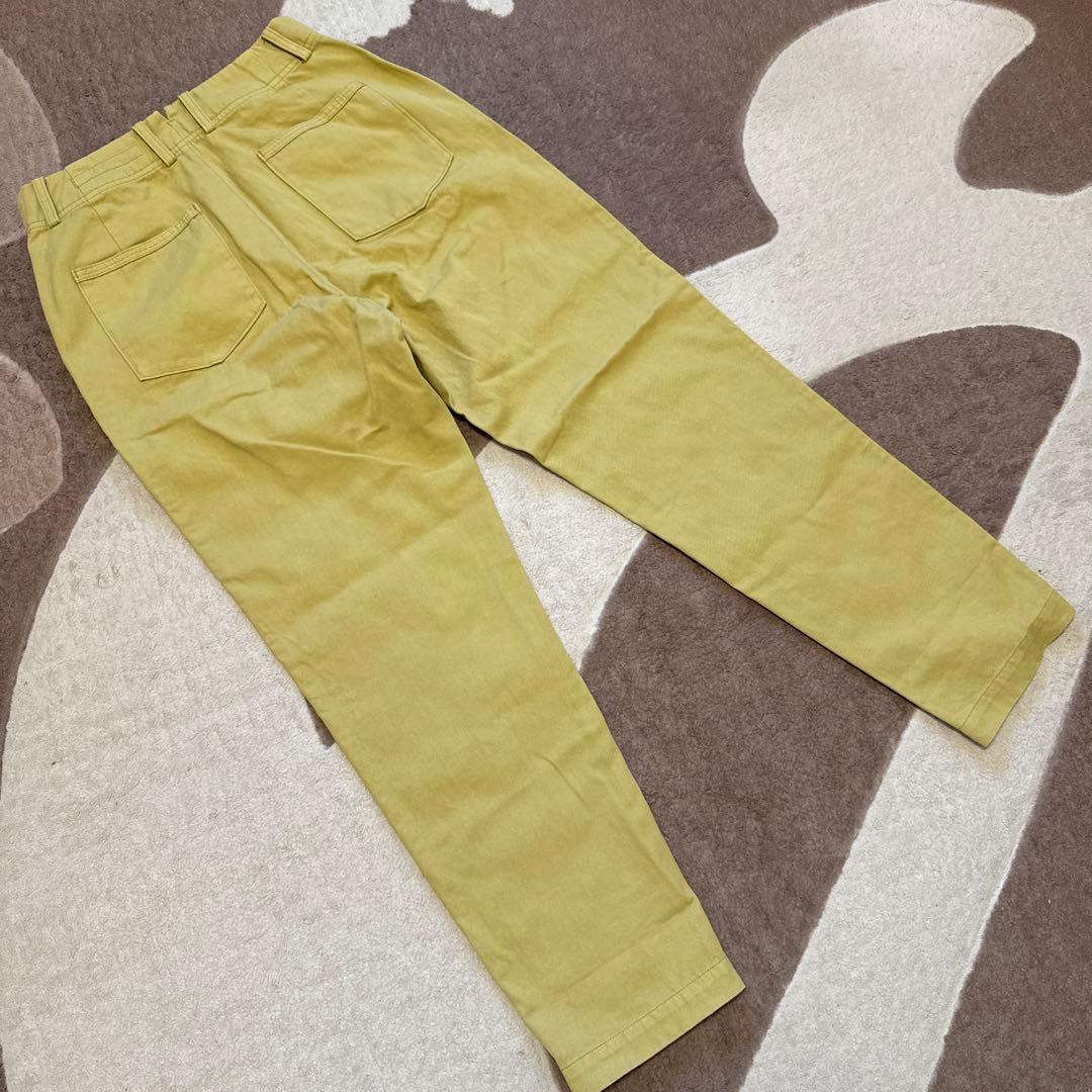 今季パラスパレス ラフィ爽チノ製品染クロップドテーパードパンツ 33000円 2