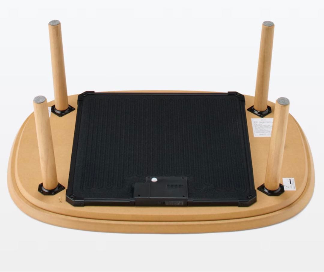 無印良品 木製 楕円形 こたつ