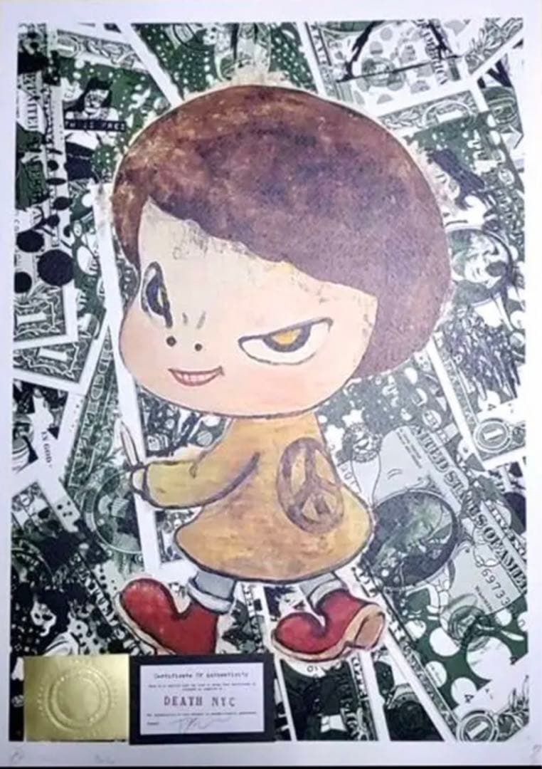 DEATH NYC 世界限定100枚 アートポスター 奈良美智22