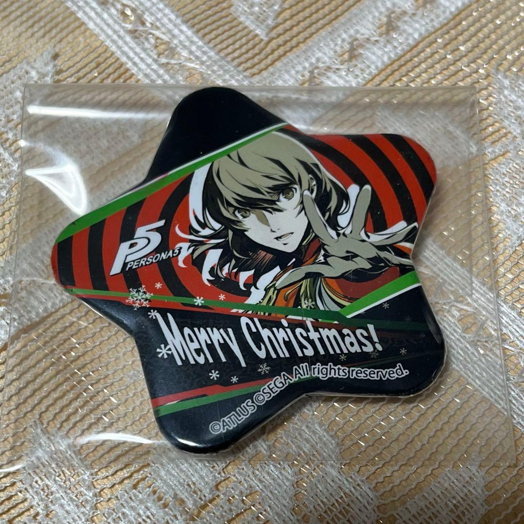 【訳あり】プリロール クリスマス明智吾郎/クロウ缶バッジ【最終値下げ特価】