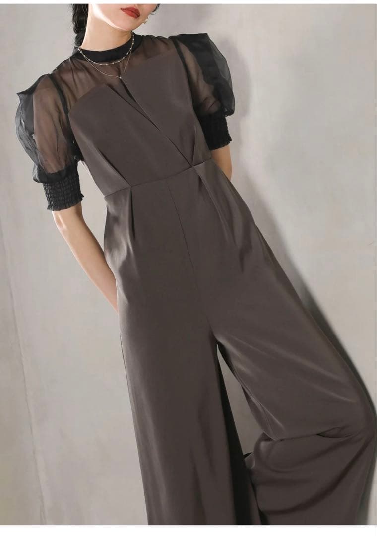 【新品タグあり】LE'RURE ︎パンツドレス