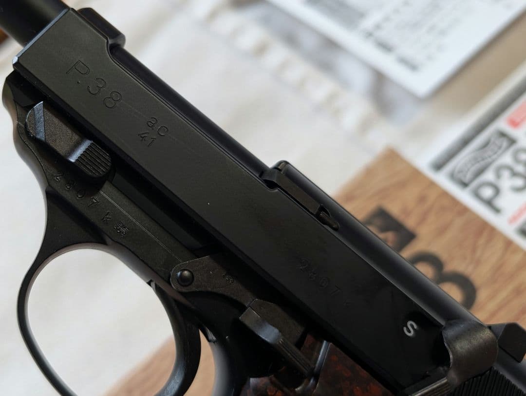 マルゼン ワルサーp38 ガスブローバックac41 ブラック