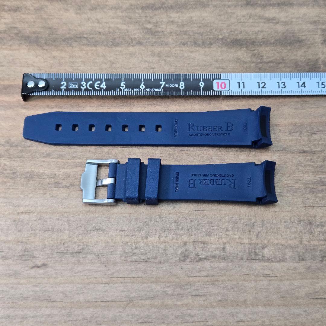 TUDOR ブラックベイ58 RUBBER B ネイビー ラバーベルト