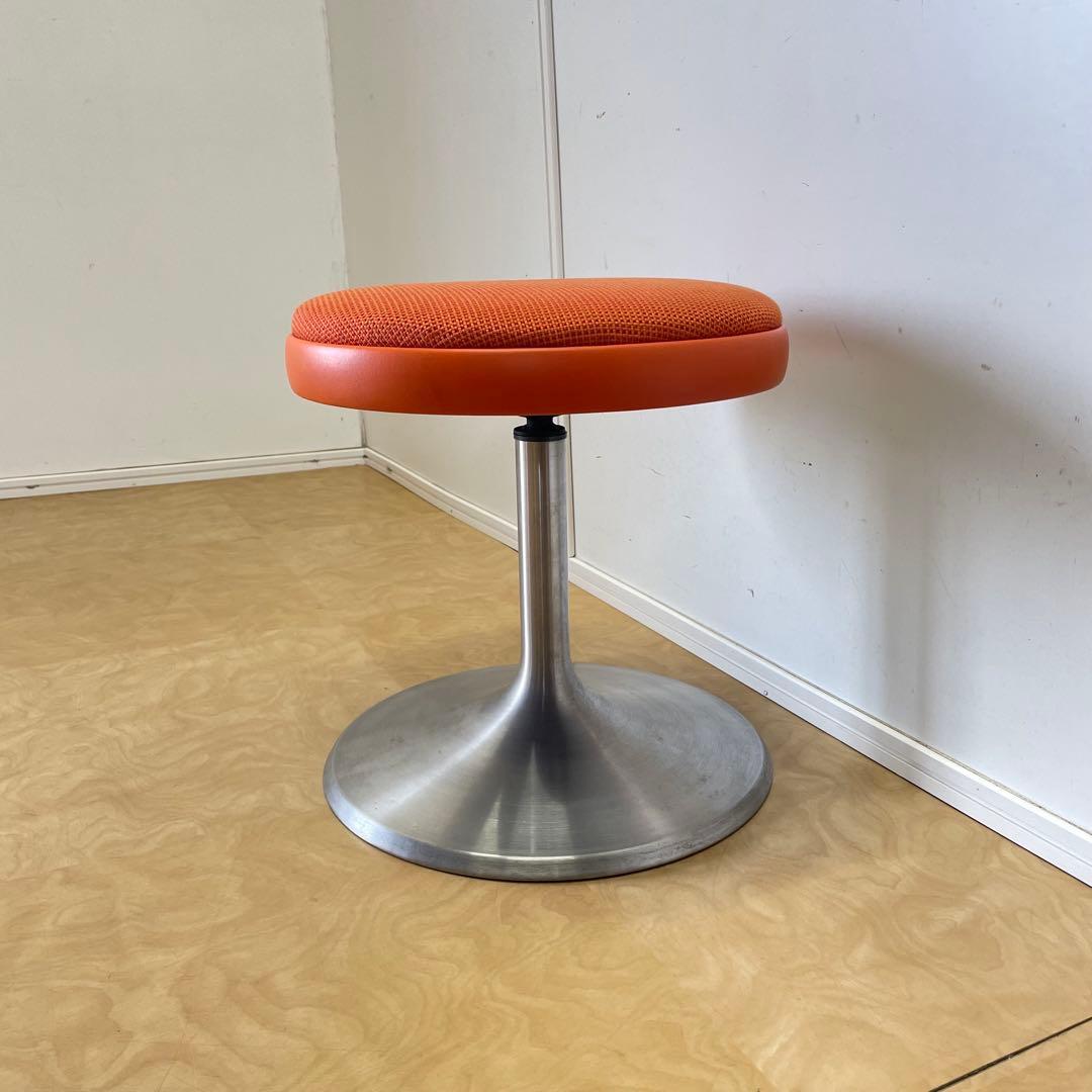 ビンテージ オカムラ 回転スツール チェア 椅子 イス レトロ アンティーク