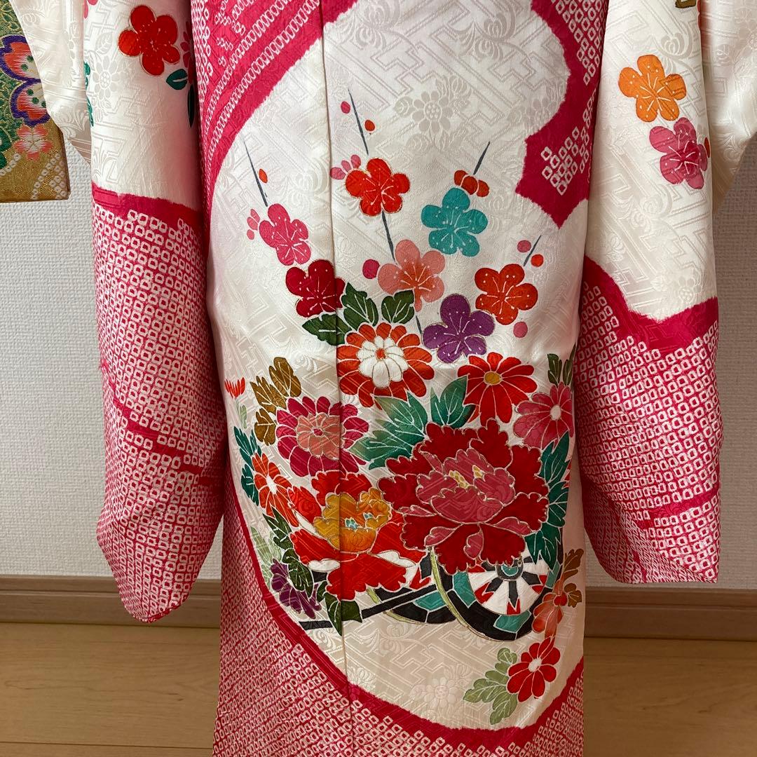 mii0387様⭐︎七五三　正絹　絞り　着物セット　7歳