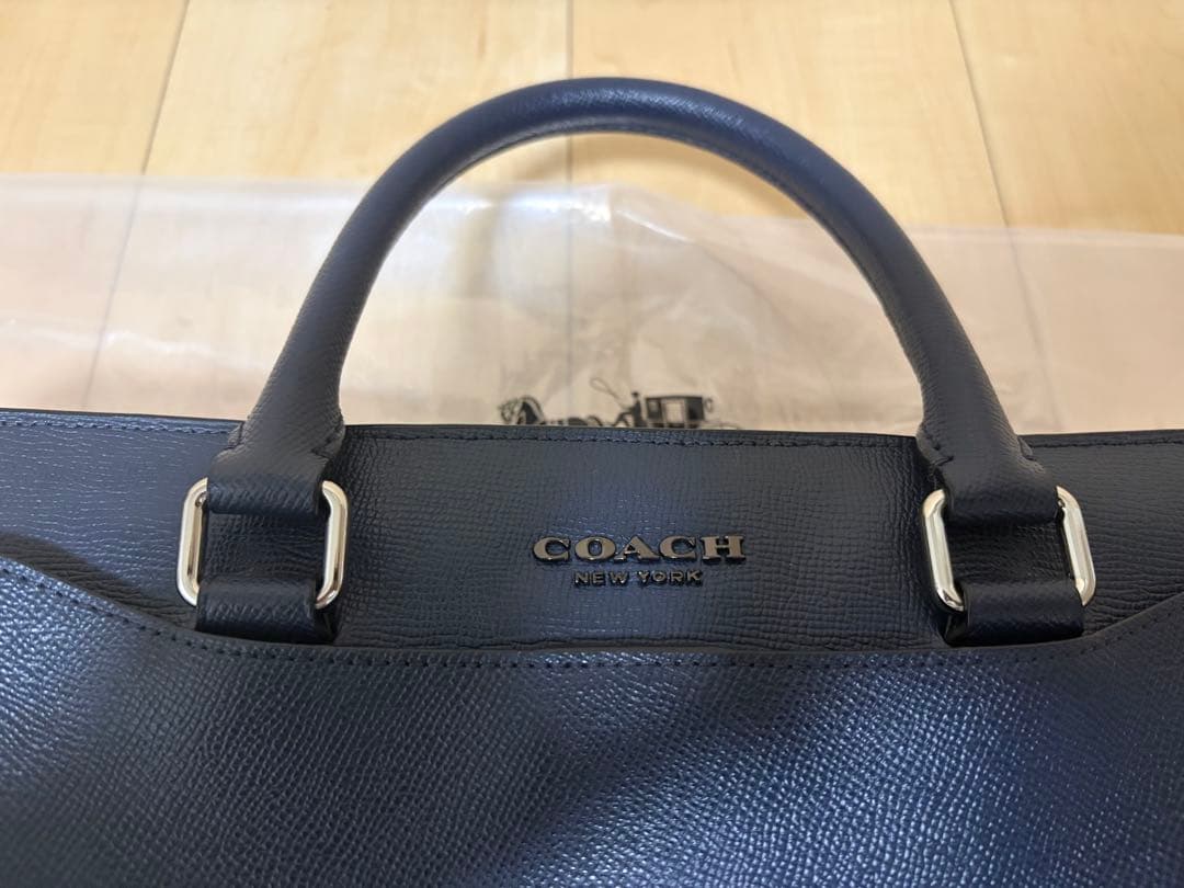【1/12まで】COACH ネイビー ビジネスバッグ