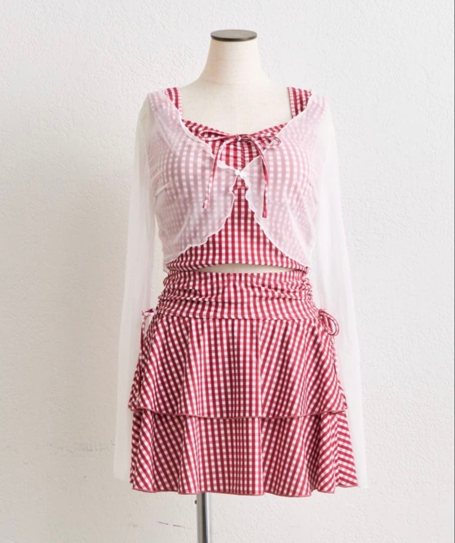 OLIVE des OLIVE レース 織付リボン swim wear