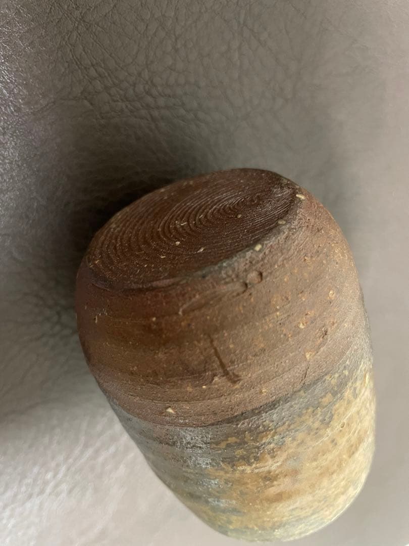 石田陶春　丹波茶入　共箱　仕覆　茶入　丹波焼　茶道具