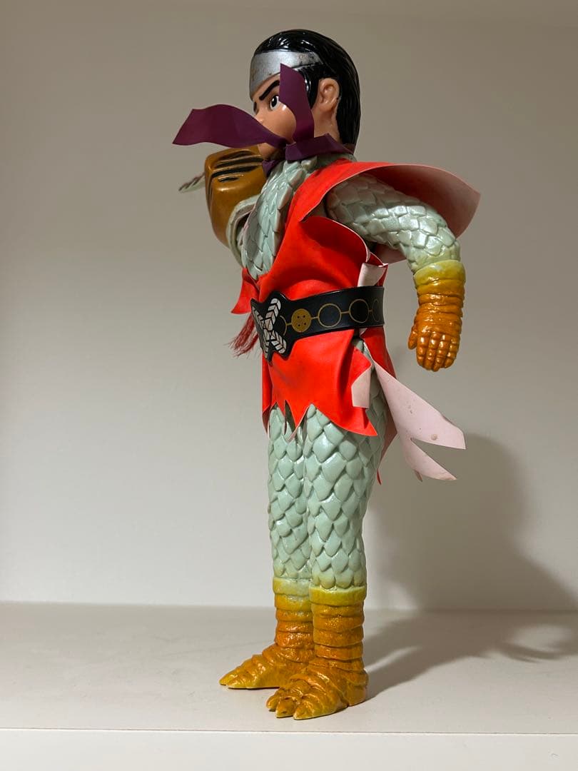 【美品】　変身忍者嵐　当時物　ポピー　面取れ　旧バンダイ　ソフビ　面トレ