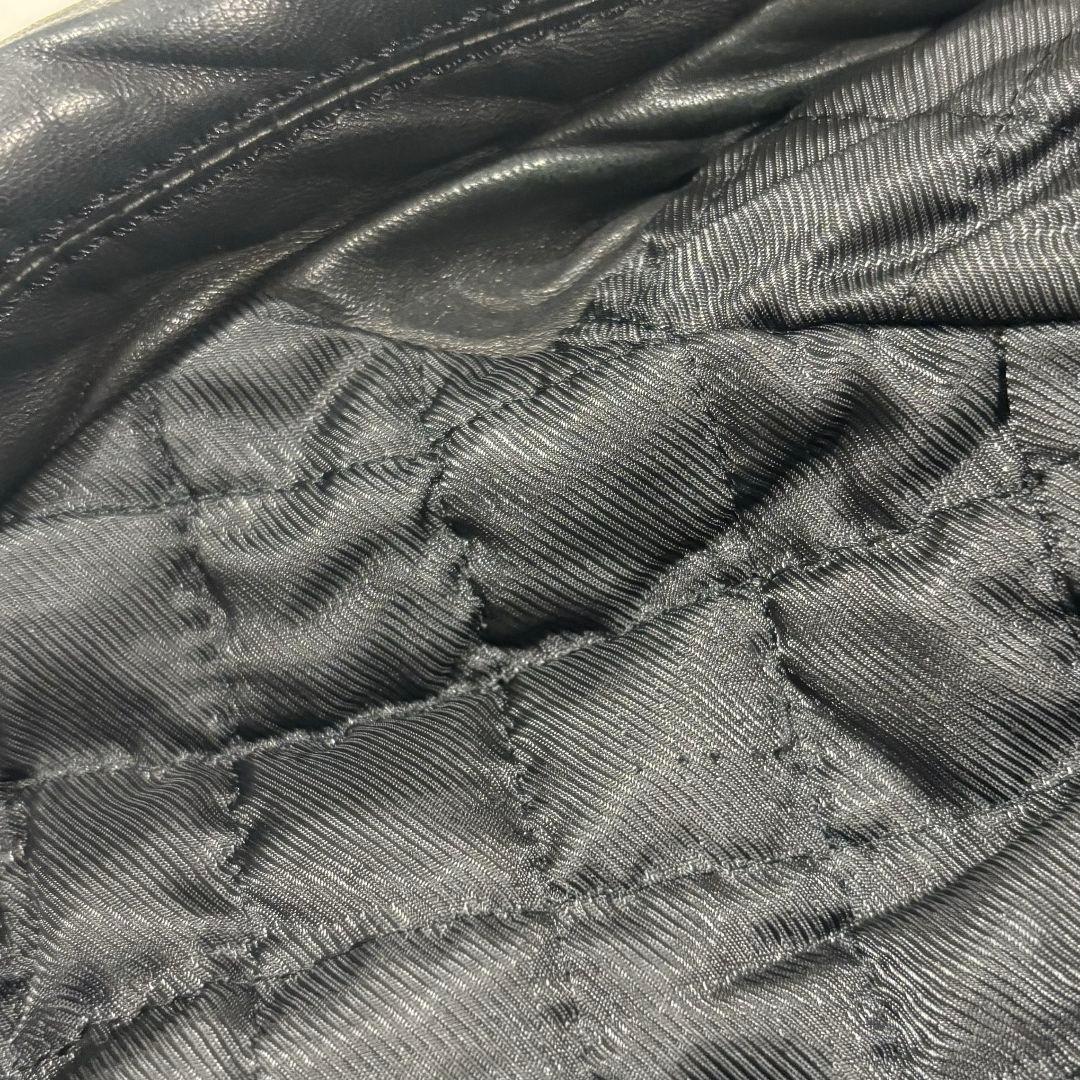 【訳あり】 スタッドオム レザージャケット ライダース 4ポケット ジップアップ