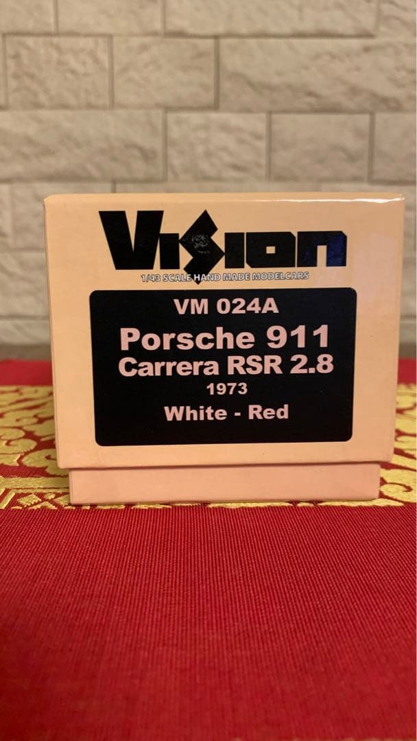 新同品／絶版【VISION】ポルシェ911 Carrera RSR 2.8 白赤