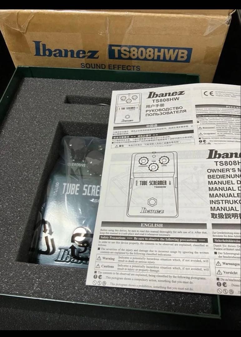 Ibanez アイバニーズ TS808HW ハンドワイヤードチューブスクリーマー
