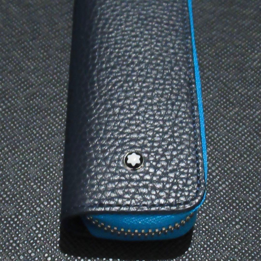 モンブラン ペンケース ペンポーチ ソフトグレイン 1本用 124131