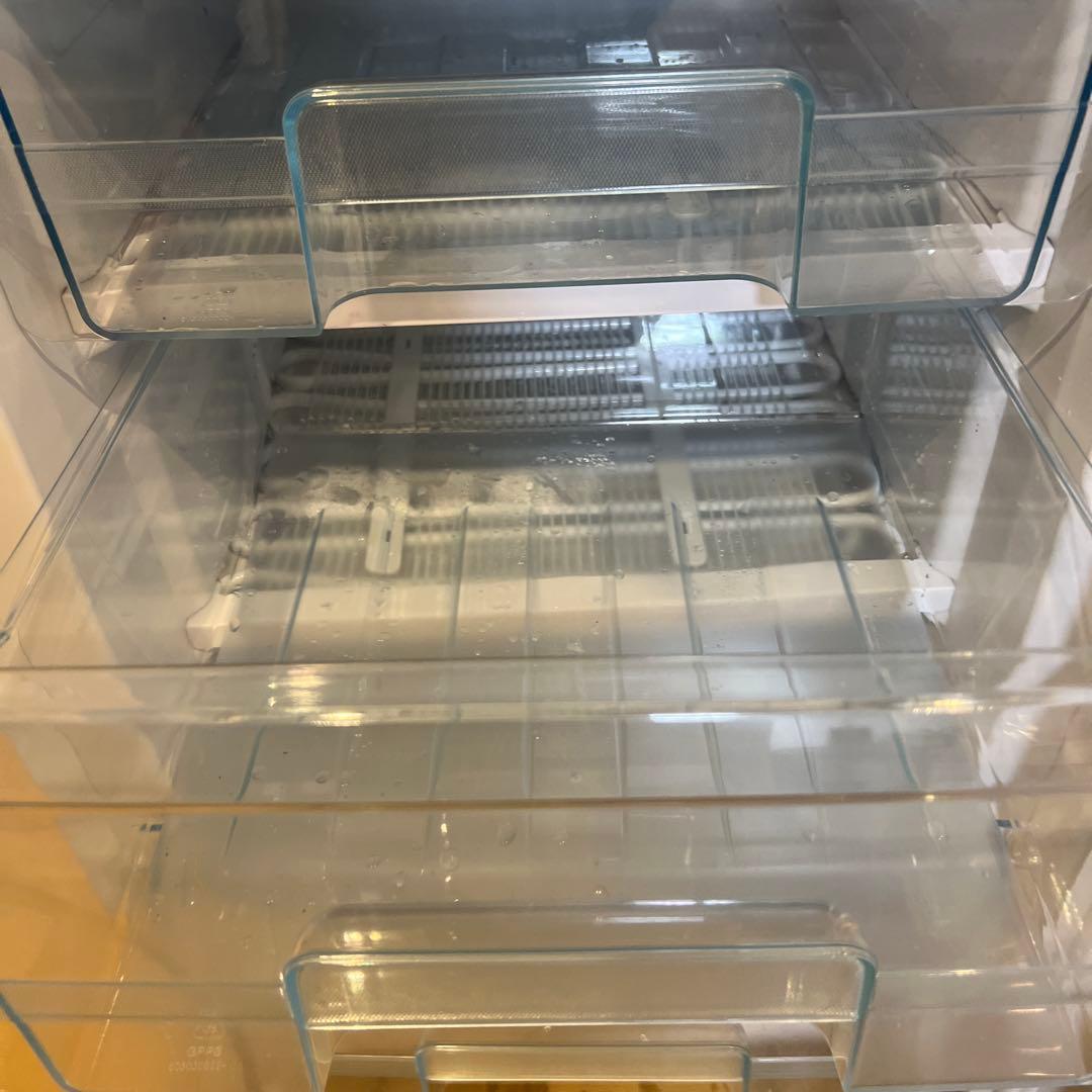 アイリスオーヤマ　162リットル　冷蔵庫 4段棚 透明引き出し