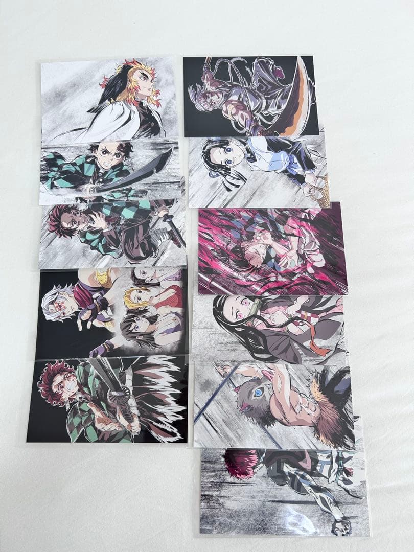 鬼滅の刃 全集中展 無限列車・遊郭編 幕間画ポストカードセット 4種コンプセット