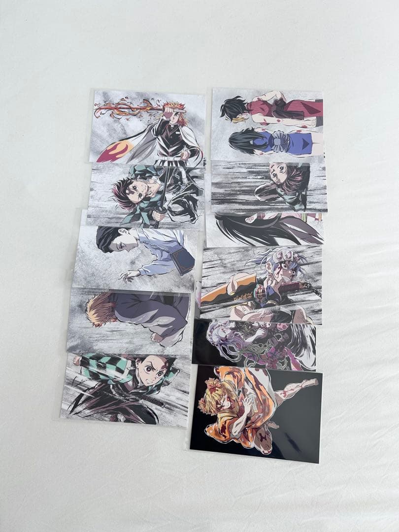 鬼滅の刃 全集中展 無限列車・遊郭編 幕間画ポストカードセット 4種コンプセット