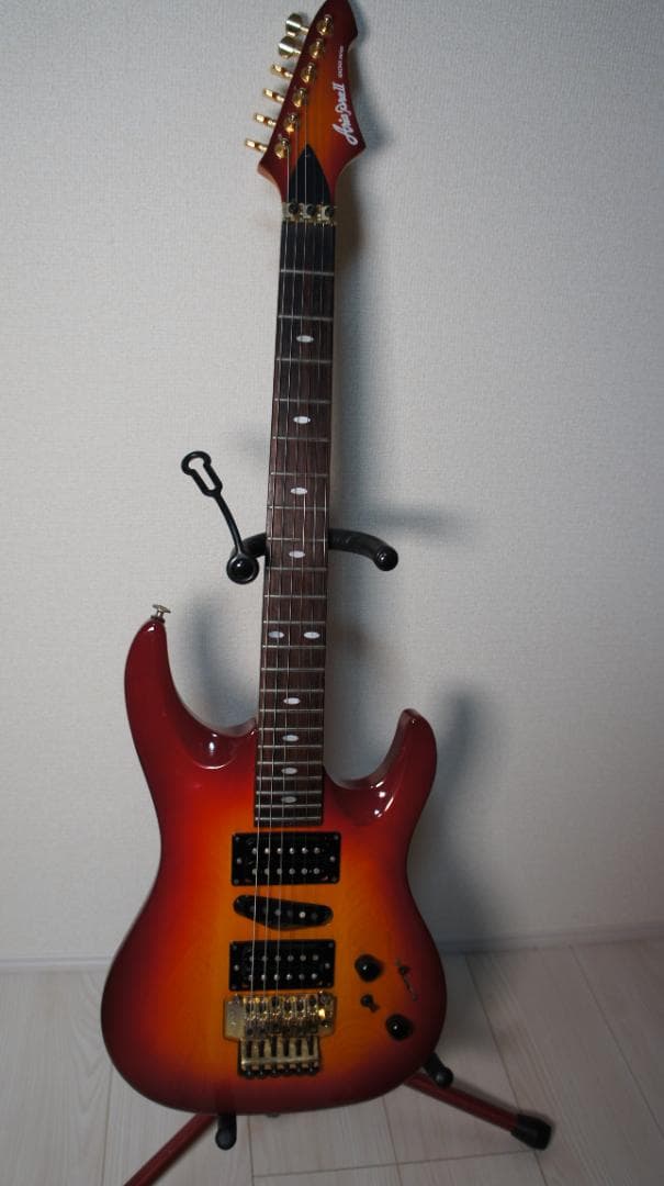 アリアプロ２　MA-750　サンバーストエレキギター 24フレット ハムバッカー