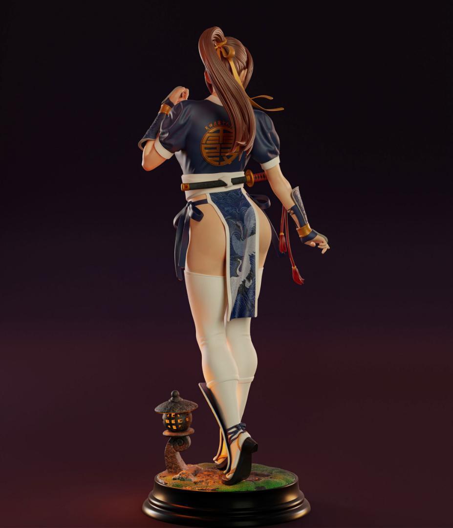 1/4　未塗装 未組立　フィギュア　ガレージキット　美少女くノ一