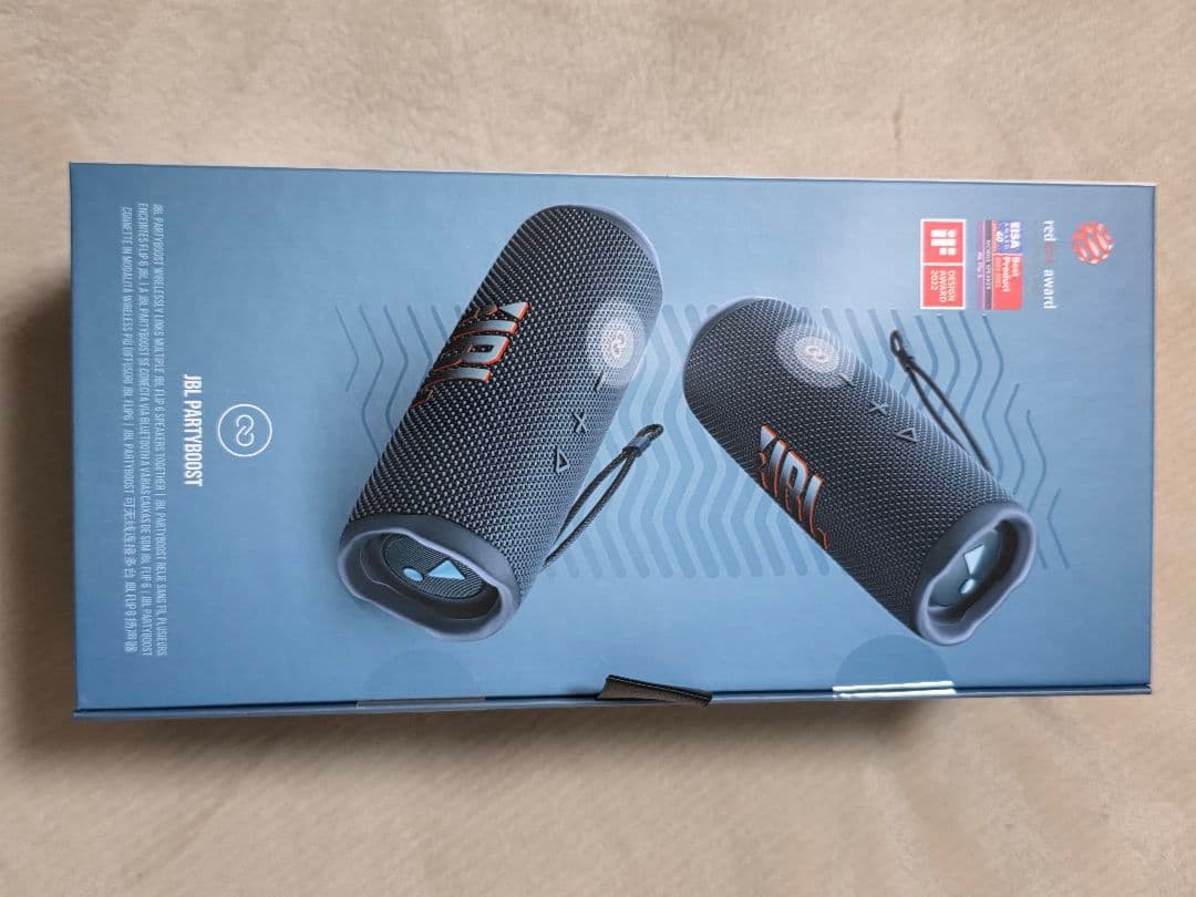 JBL FLIP6 ワイヤレススピーカー(新品未開封) 今日購入した。