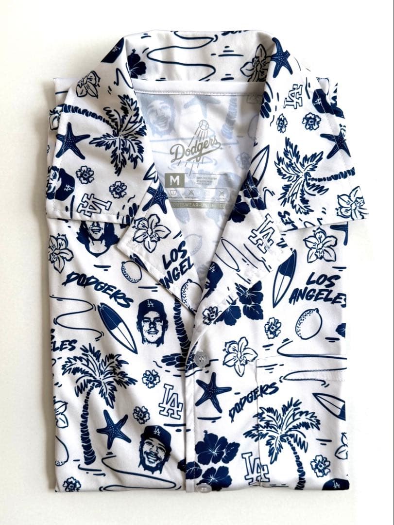 7月1日限定 ドジャース アロハシャツ M おまけ付き 大谷翔平 31号HR
