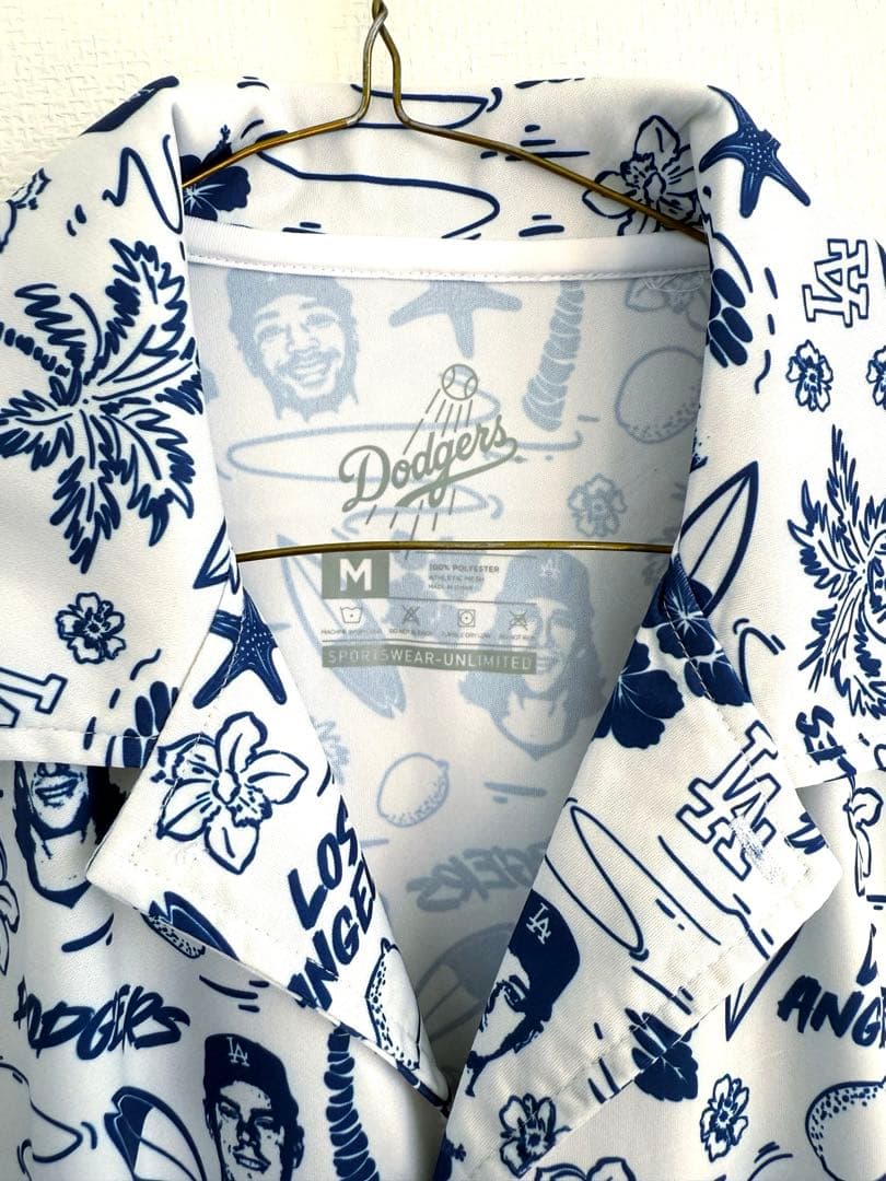 7月1日限定 ドジャース アロハシャツ M おまけ付き 大谷翔平 31号HR