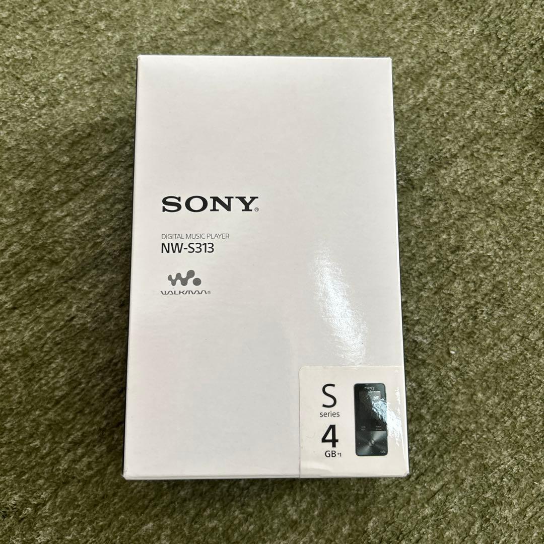 SONY NW-S313 デジタルオーディオプレーヤー 4GB ブラック