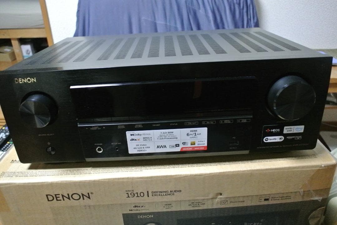 DENON AVアンプ AVR-X1700H 動作確認済み 付属品付き