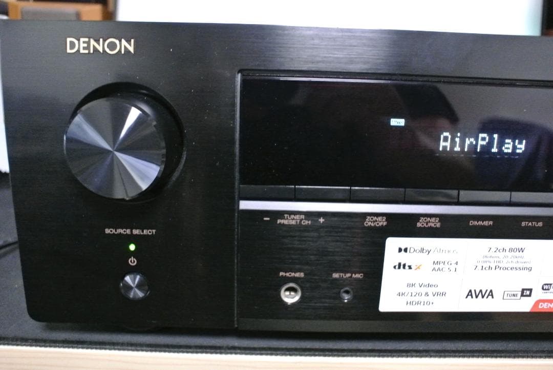 DENON AVアンプ AVR-X1700H 動作確認済み 付属品付き