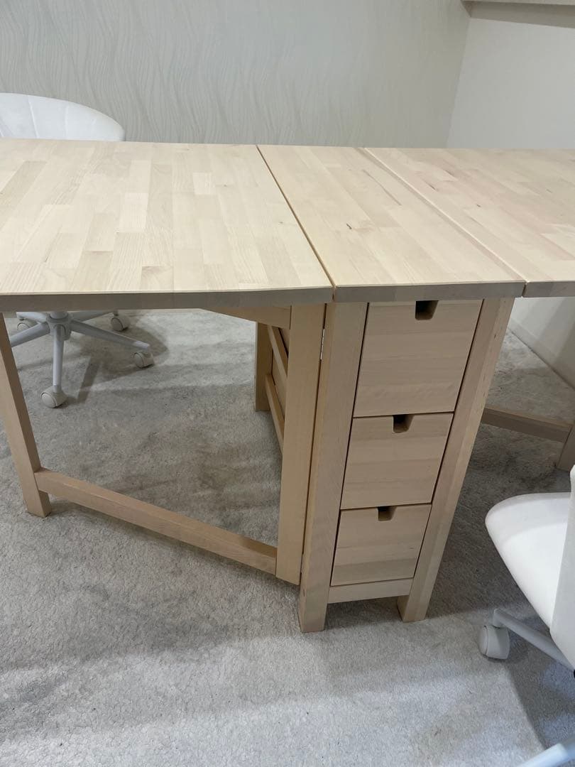 【美品】IKEA NORDEN ノールデン　折りたたみテーブル