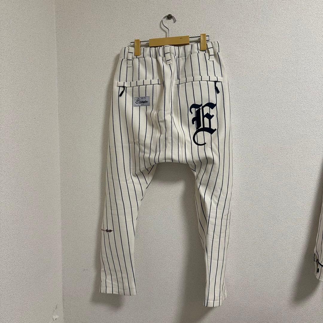 EXAMPLE ベースボール　セットアップ　サルエルパンツ　ゲームシャツ