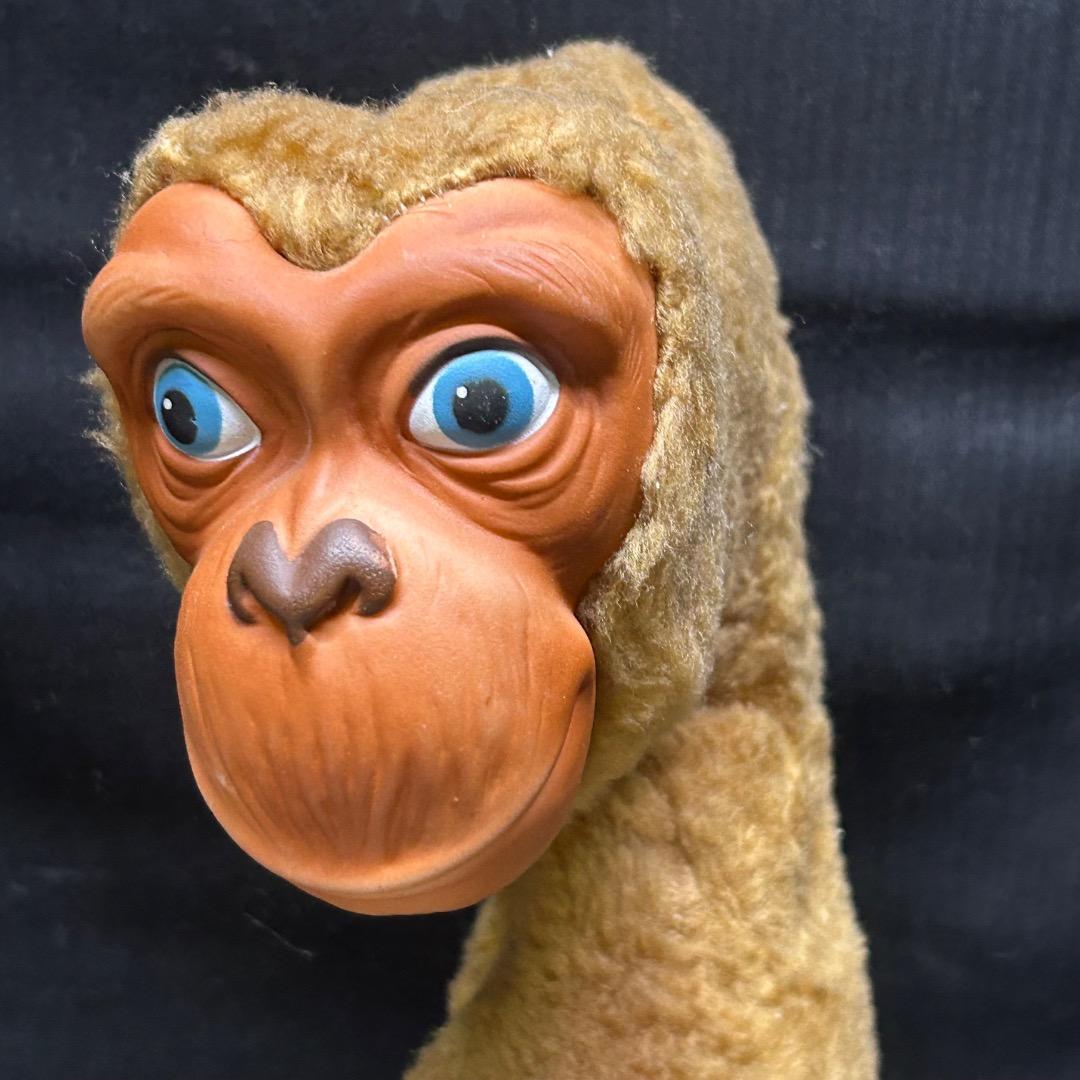 ▽※後左1124 ラシュトン ビンテージ ラバーフェイス サル 猿 人形
