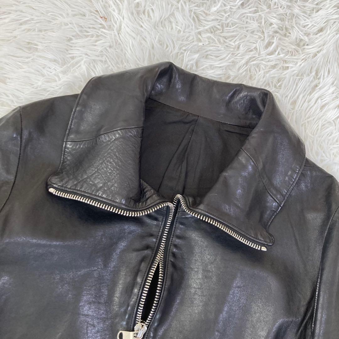 STRUM ストラム　馬革　レザーライダース　ホース　元バックラッシュ　黒