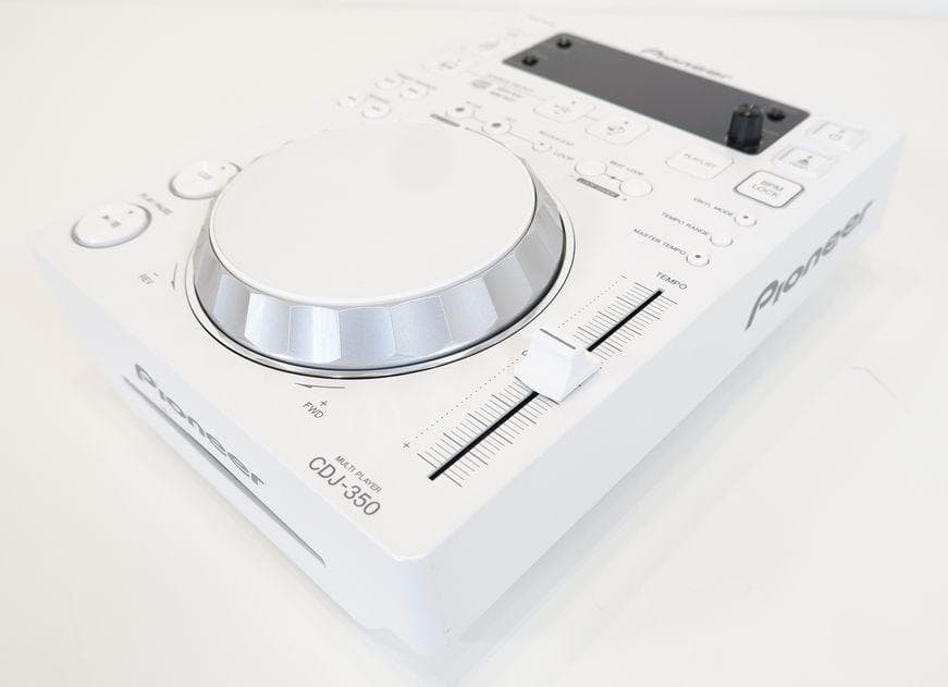 Pioneer CDJ-350 コンパクト DJ マルチプレーヤー ホワイト
