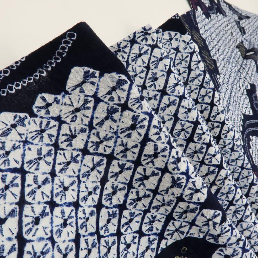 ちいちゃん✺美品 有松鳴海絞り 高級浴衣 着物 綿 A3149