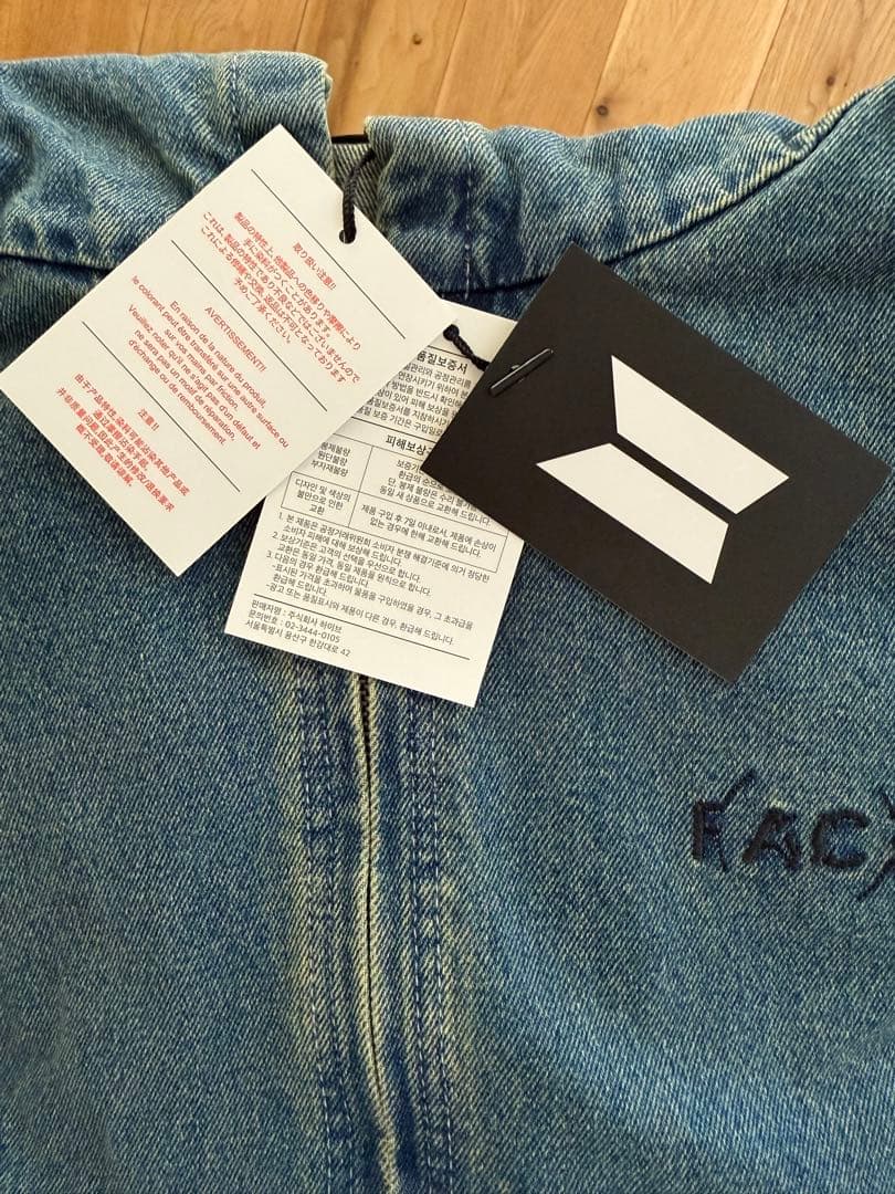 【S size】JIMINデニムジップフーディー