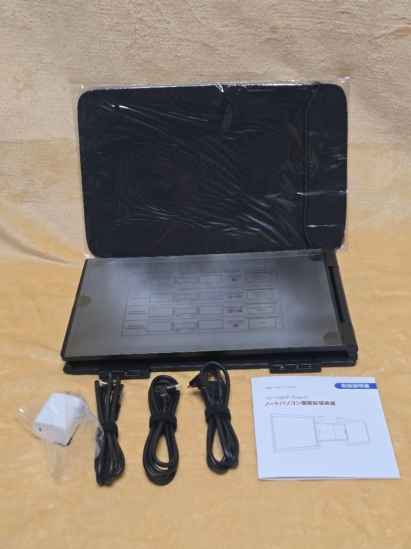 トリプルモニター 14インチ タイプC接続 FHD デュアルモニター 新品未使用