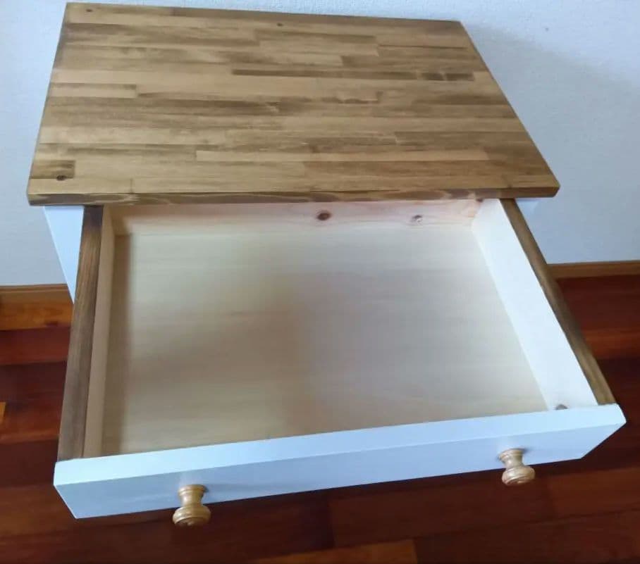 最終価格＊カントリー家具＊ミニテーブル＊ホワイト