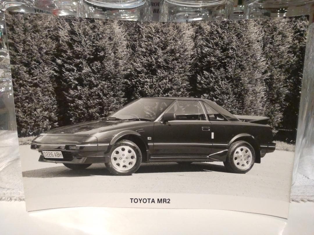 非売品★外国製★トヨタ MR2 宣伝プレス 写真 プロマイド スーパーカー