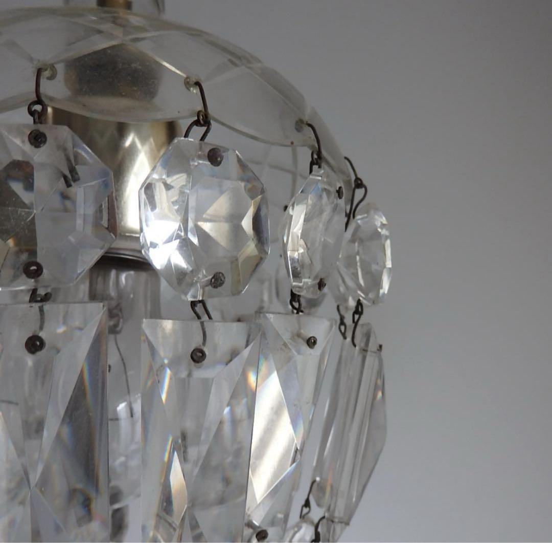 チェコ製　ヴィンテージ　照明　シャンデリア　ペンダントライト