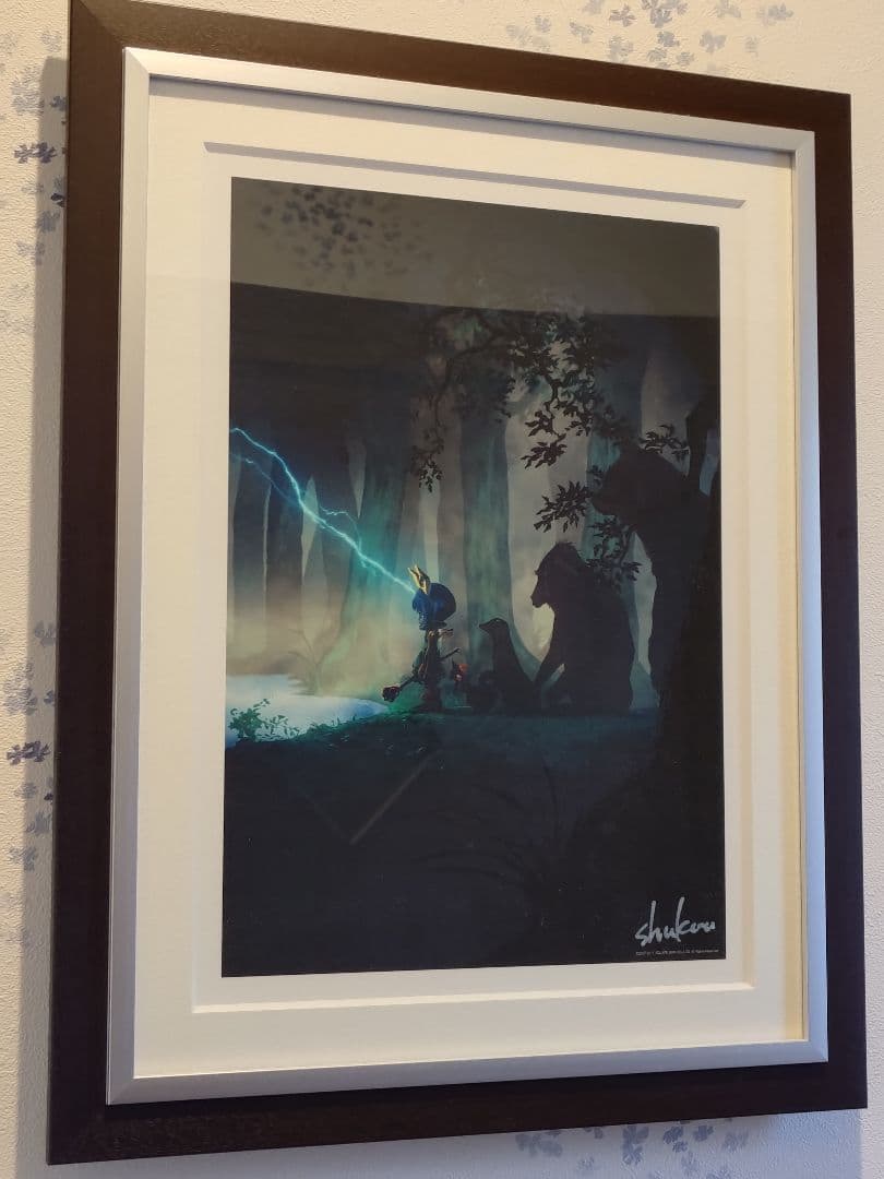 ファイナルファンタジーⅨ エーコ　フレーム付き 絵画　版画　プリマグラフィ