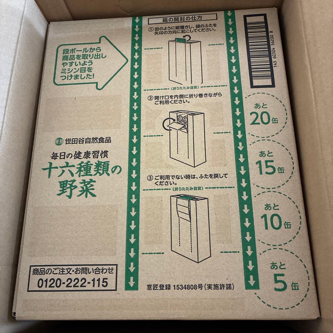 十六種類の野菜　30本　２箱