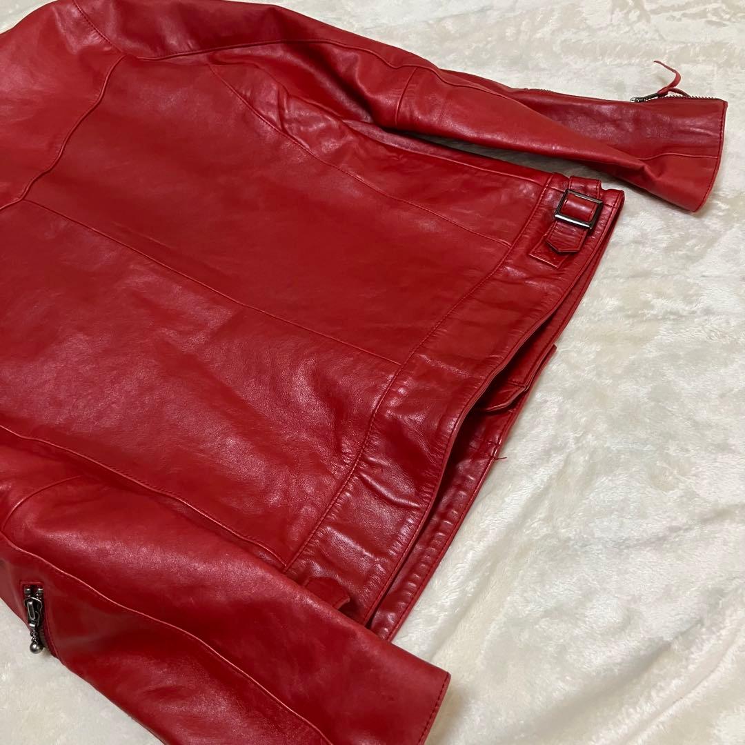 ジャケット・アウター Liugoo Leathers riders jacket lamb y2k