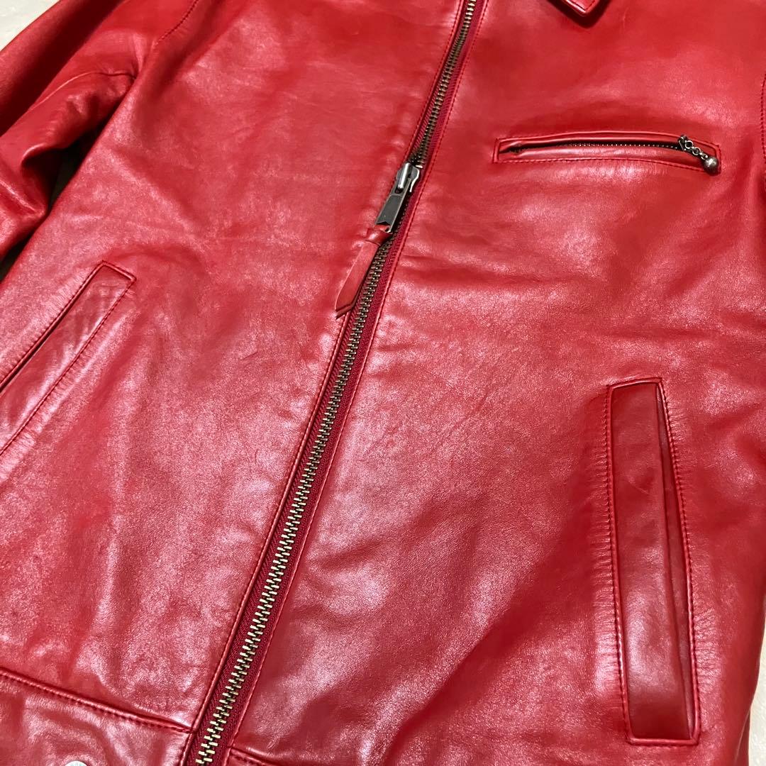 ジャケット・アウター Liugoo Leathers riders jacket lamb y2k